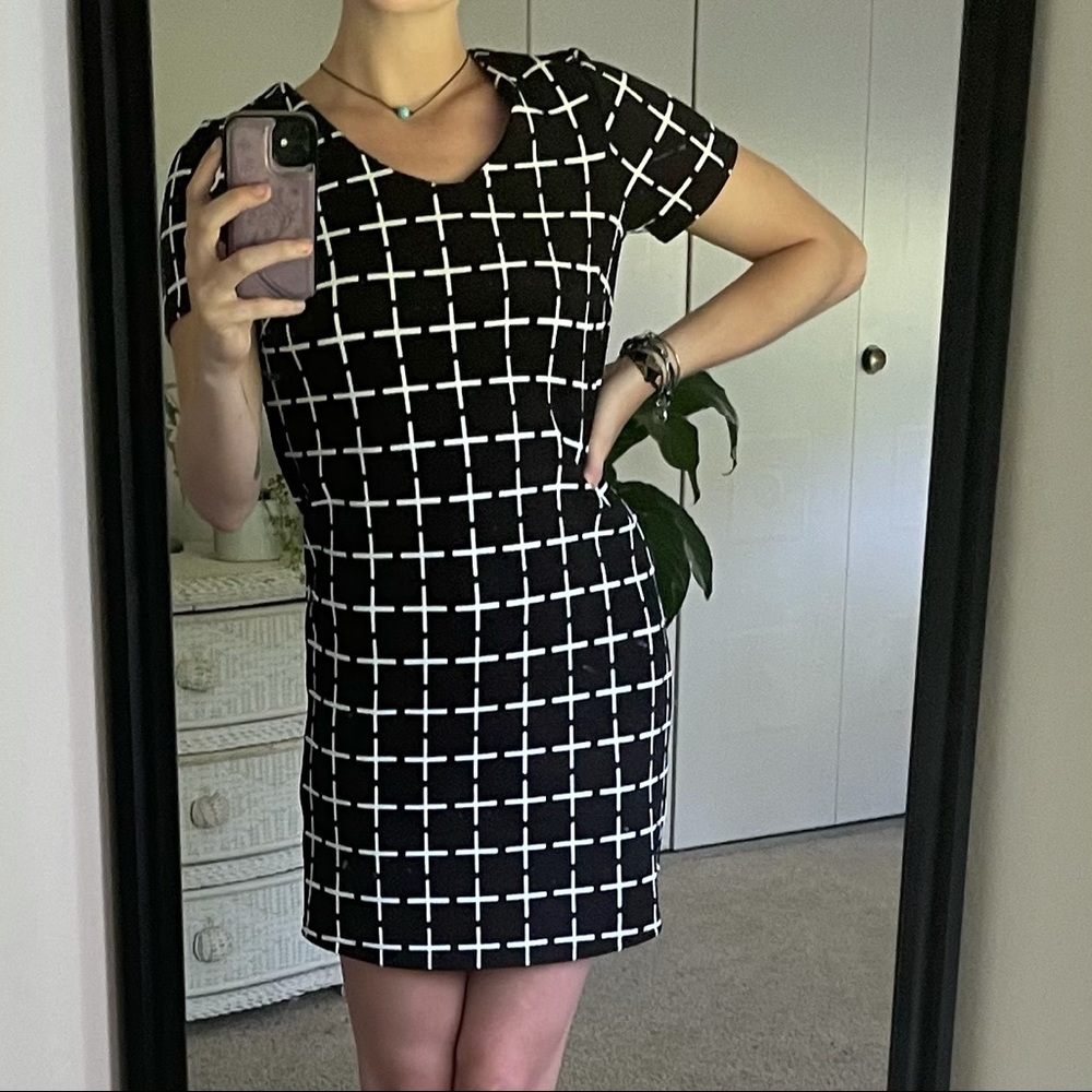 R&J COUTURE BUSINESS CASUAL DRESS WELL-MADE THICK MATERIAL